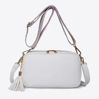 PU Leather Tassel Crossbody Bag