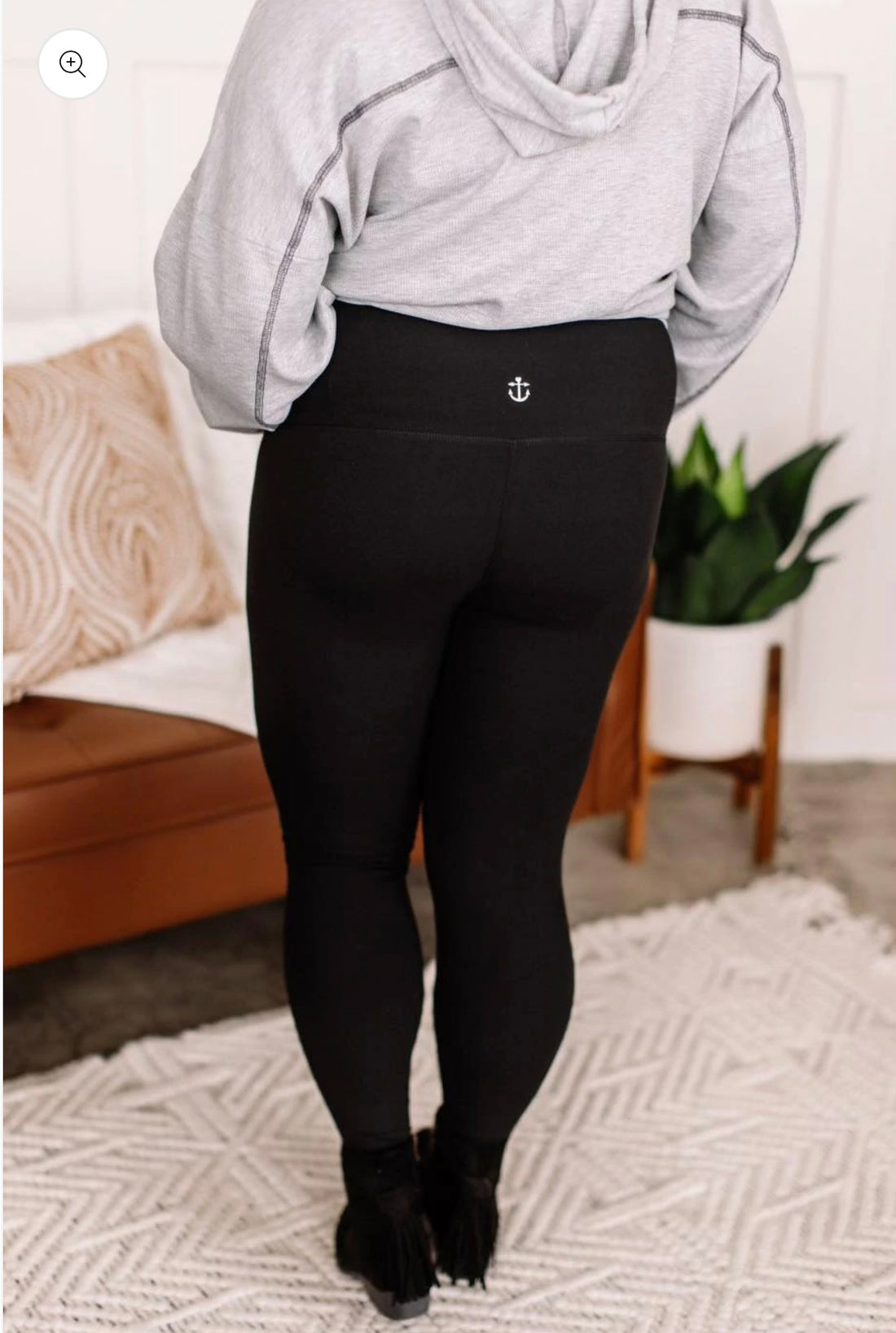 Black Anchored Leggings NO pocket