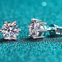 Moissanite Stud Earrings