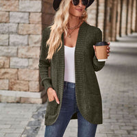 Open Front Cardigan with Pockets