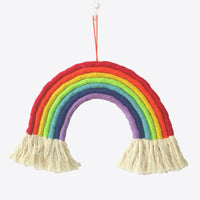 Rainbow Fringe Trim Wall Hanging Decor