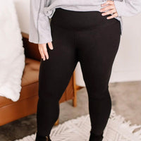 Black Anchored Leggings NO pocket