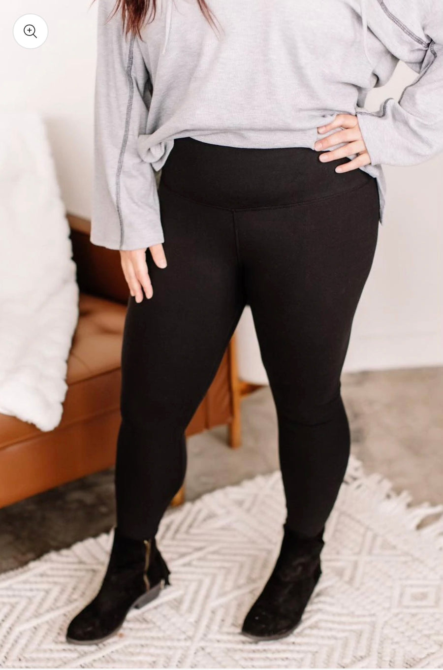 Black Anchored Leggings NO pocket