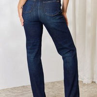 Judy Blue Full Size Button-Fly Straight Jeans