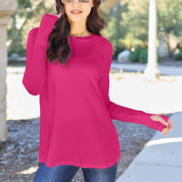 Basic Bae Full Size Round Neck Long Sleeve T-Shirt