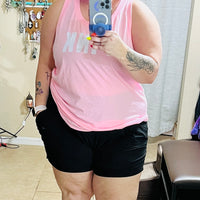 Black harem Shorts by Anchored Arrows