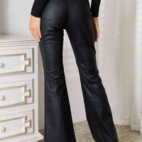 Kancan Slit Flare Leg Pants