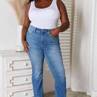 Judy Blue Full Size Straight Leg Jeans with Pockets