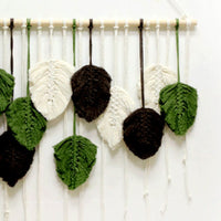 Hand-Woven Feather Macrame Wall Hanging