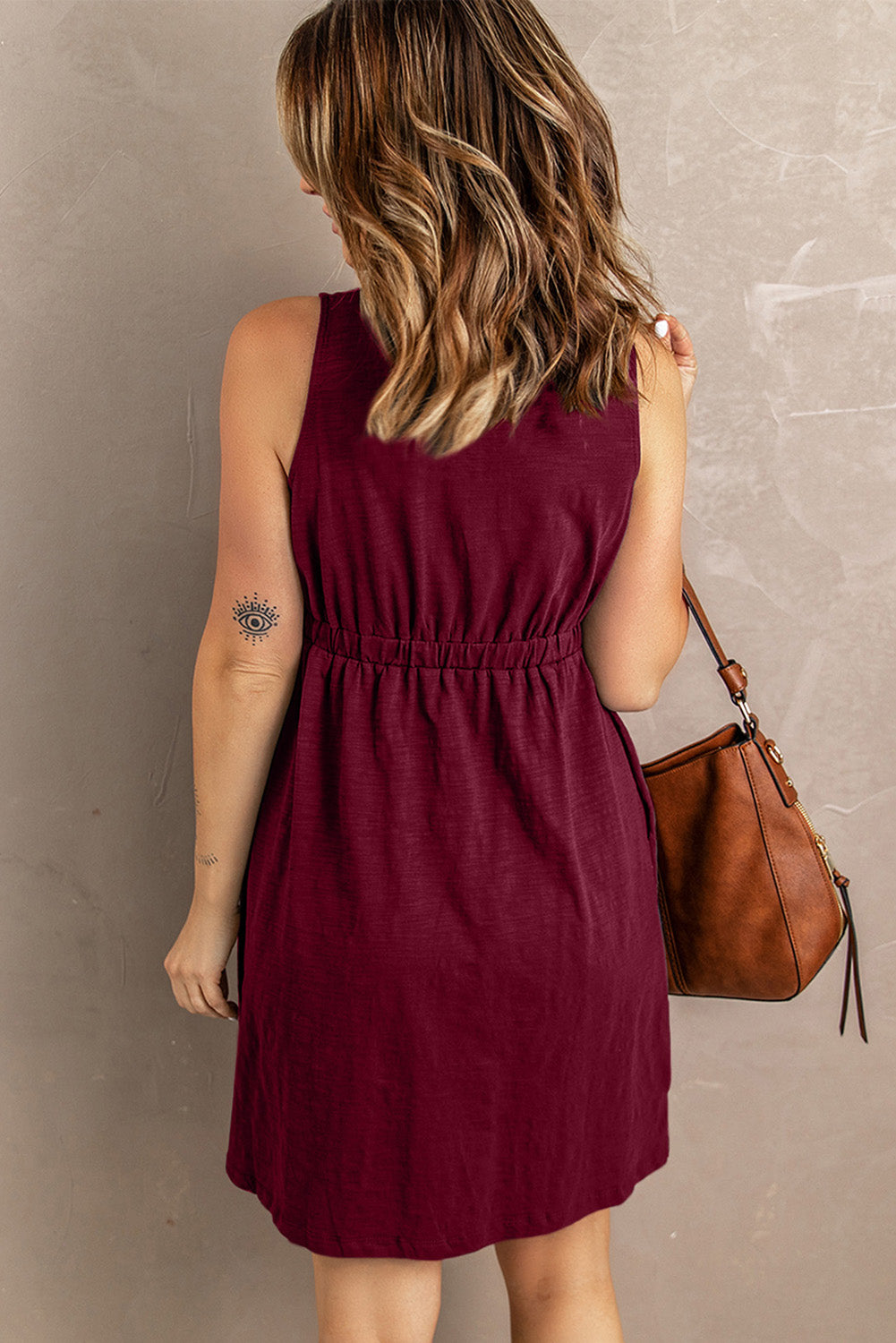Magic Sleeveless Slit Dress
