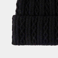 Mixed Knit Cuff Beanie