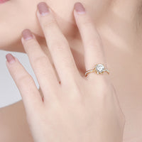 Kiss Me Once Moissanite Ring
