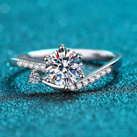 On My Mind 925 Sterling Silver Moissanite Ring