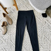 Black Anchored Leggings NO pocket