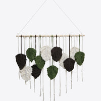 Hand-Woven Feather Macrame Wall Hanging