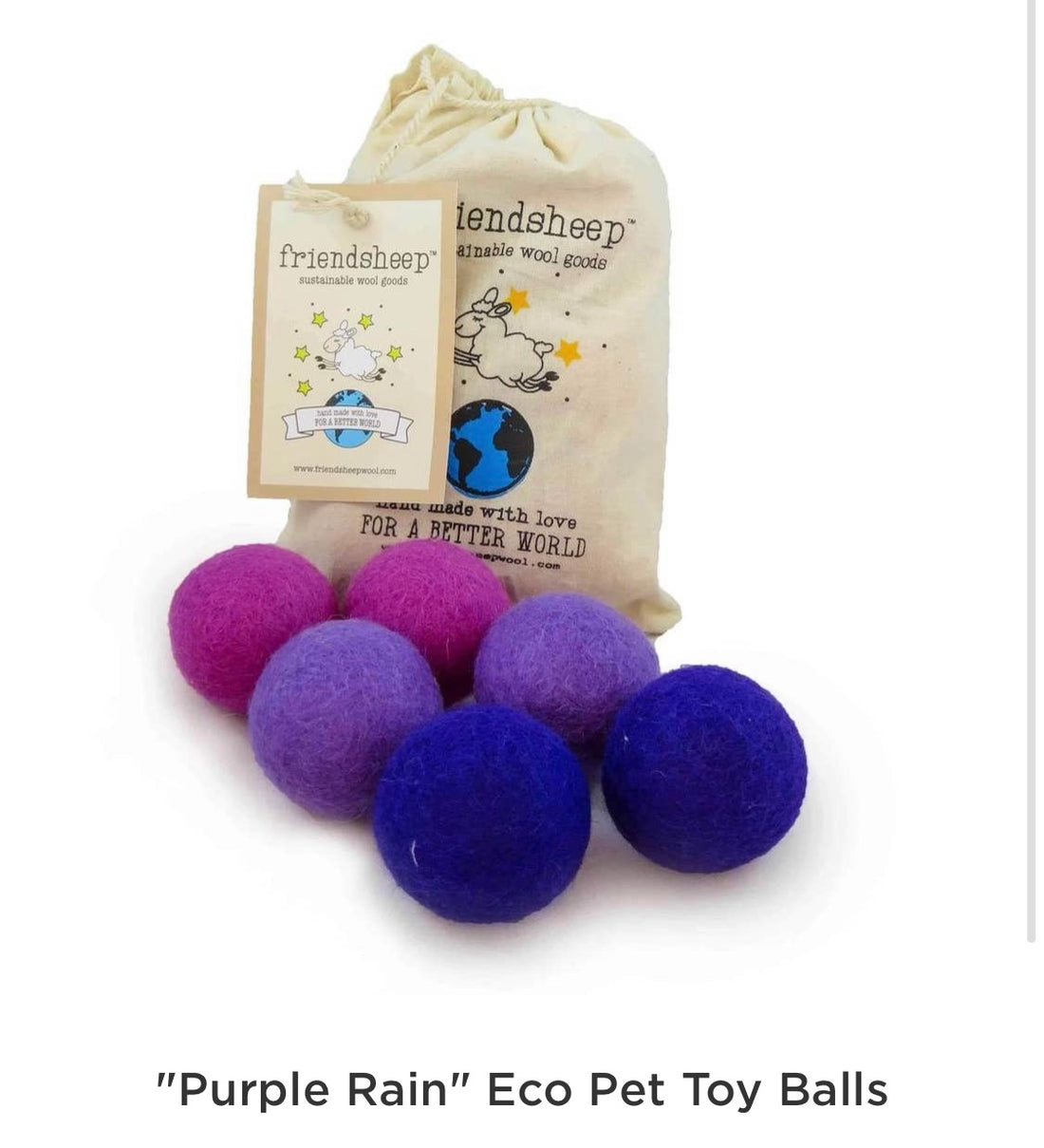 Friendsheep Wool Pet Balls