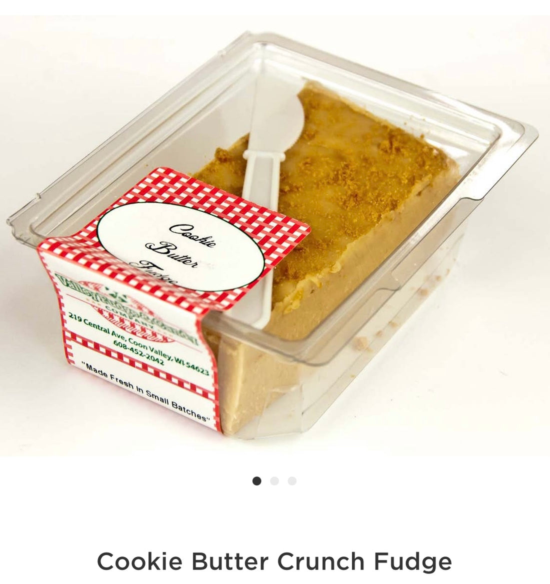 Cookie Butter Crunch Fudge