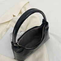 Textured PU Leather Shoulder Bag