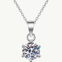 Get What You Need Moissanite Pendant Necklace