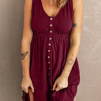 Magic Sleeveless Slit Dress