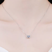 Beautiful Words 1 Carat Moissanite Pendant Necklace