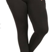 Solid workout leggings