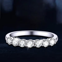 Can't Stop Your Shine Moissanite Platinum-Plated Ring