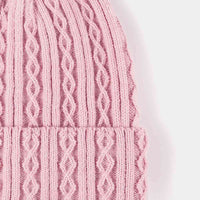 Mixed Knit Cuff Beanie