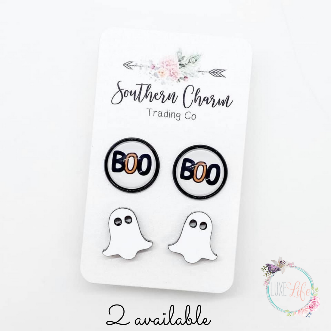 Spooky  Duo Studs