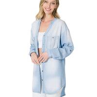 Spring chambray Longline Top