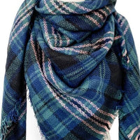 Plaid Imitation Cashmere Scarf