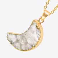 Moon Druzy Pendant