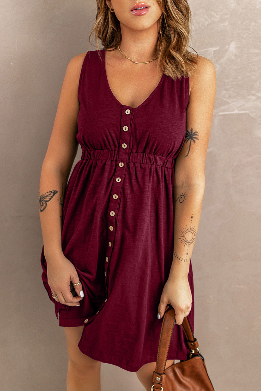 Magic Sleeveless Slit Dress