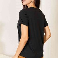 Simply Love Letter Graphic Round Neck T-Shirt