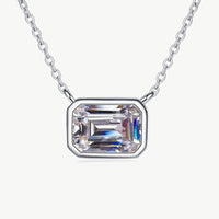 Beautiful Words 1 Carat Moissanite Pendant Necklace