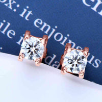 Moissanite 925 Sterling Silver Stud Earrings