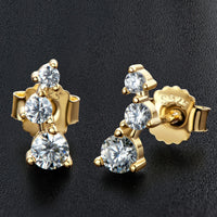 Your Way Moissanite Stud Earrings