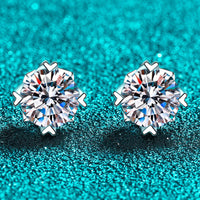 Good Day In My Mind Moissanite Stud Earrings