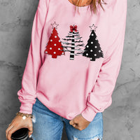 Christmas Tree Graphic Sweatshirt