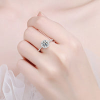 Ready To Flaunt Moissanite Ring