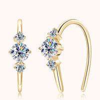 Moissanite 925 Sterling Silver Earrings