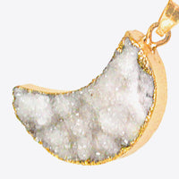 Moon Druzy Pendant