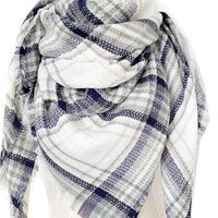 Plaid Imitation Cashmere Scarf