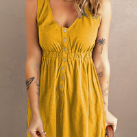 Magic Button Down Mini Dress