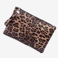 Leopard PU Leather Clutch