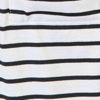 Double Take Striped Open Front Longline Cardigan