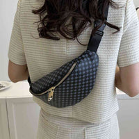 Printed PU Leather Sling Bag