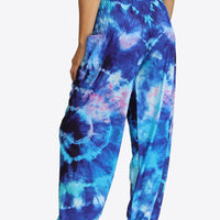 Tie-Dye Smocked Joggers