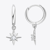 Moissanite Star Drop Earrings