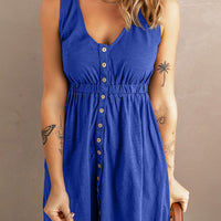 Magic Sleeveless Slit Dress